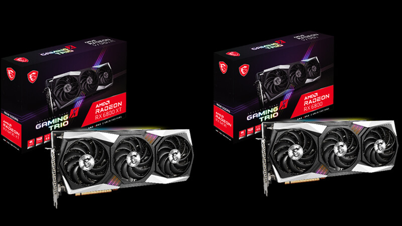 MSI Unveils Radeon RX 6800 XT Gaming X Trio