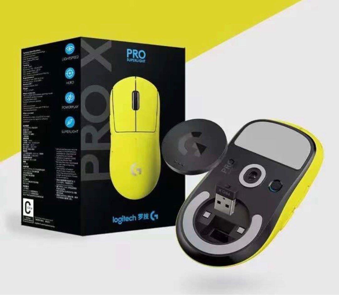 Logitech G PRO X SUPERLIGHT in Neon Yellow Colorway Is Leaked by
