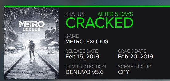 Pirates strike back, cracked latest Denuvo DRM