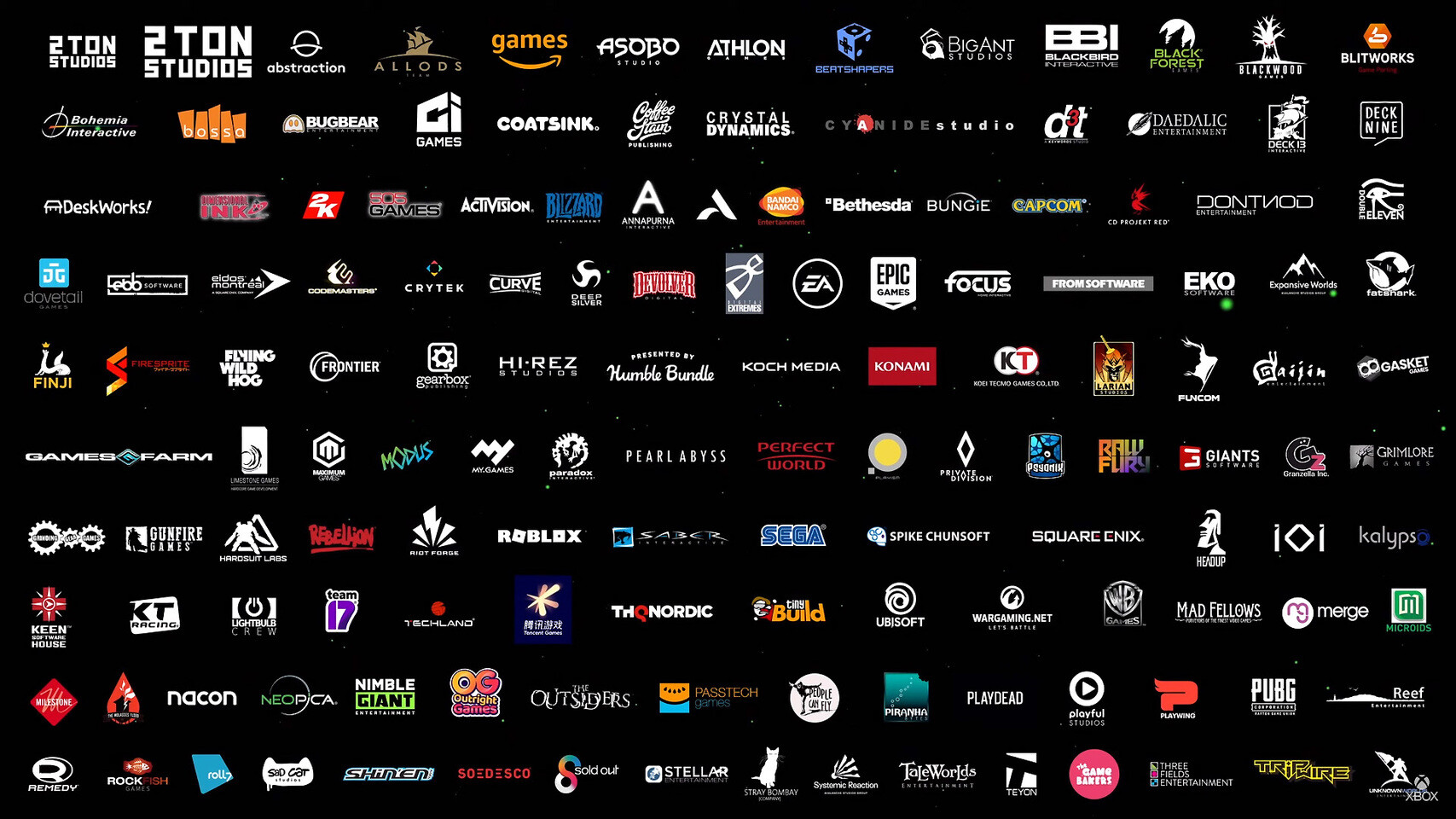 Microsoft Announces List of Over 140 Publishers & Studios Working on Xbox  Series X Games