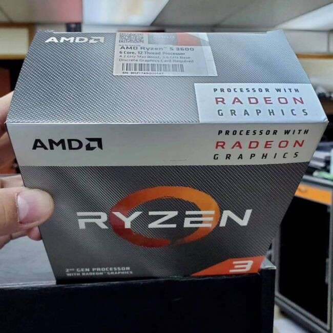 Some AMD Ryzen 5 3600 Ship in Retail Boxes Meant for 