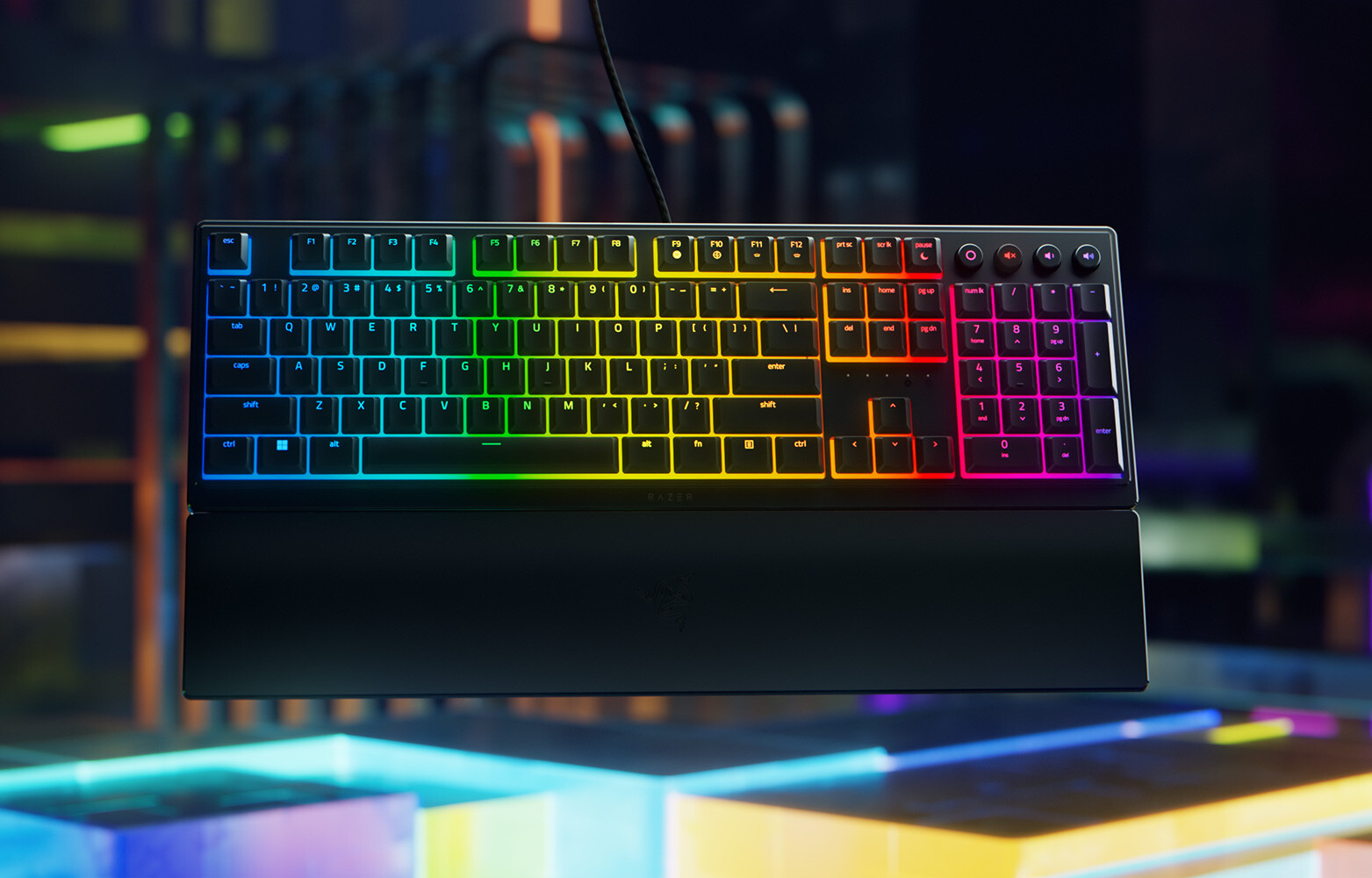 Razer BlackWidow V3 Mechanical Gaming Keyboard: Green Mechanical Switches -  Tactile & Clicky - Chroma RGB Lighting - UV-Coated ABS Keycaps 