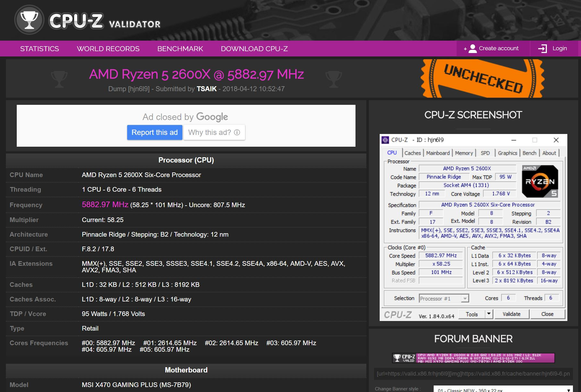 AMD Ryzen 7 2700X and Ryzen 5 2600X Overclock to 5.88 GHz | TechPowerUp