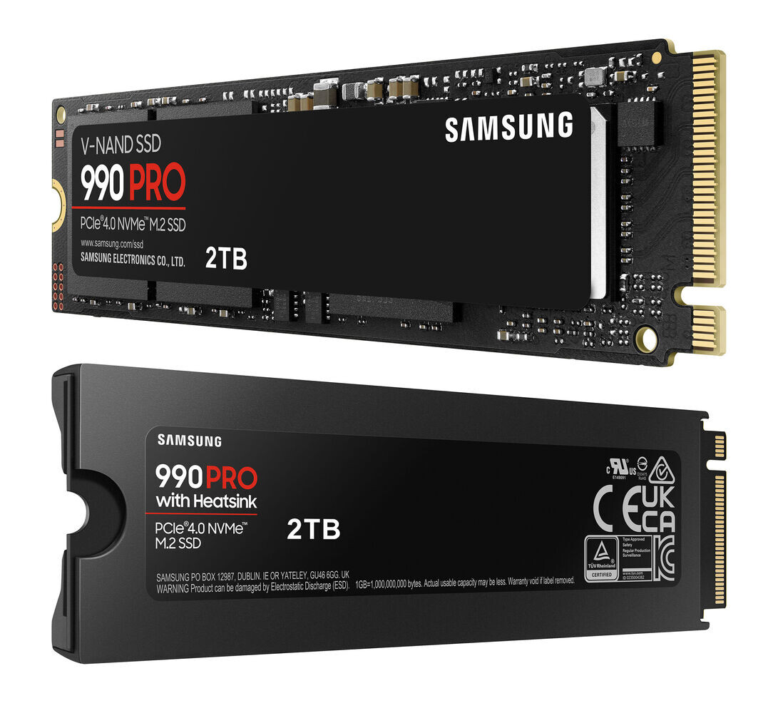 Samsung SSD 990 PRO M.2 PCIe 4.0 NVMe 1To