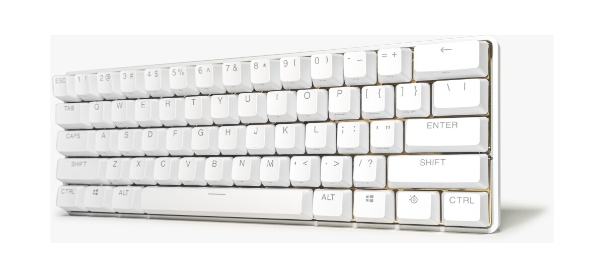 SteelSeries Unveils the Apex Pro Mini: Limited-Edition White x Gold Keyboard