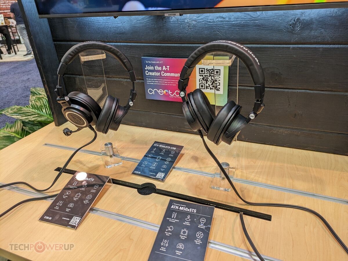 AudioTechnica at 2024 CES Sound Burger, TWX7 Earphones