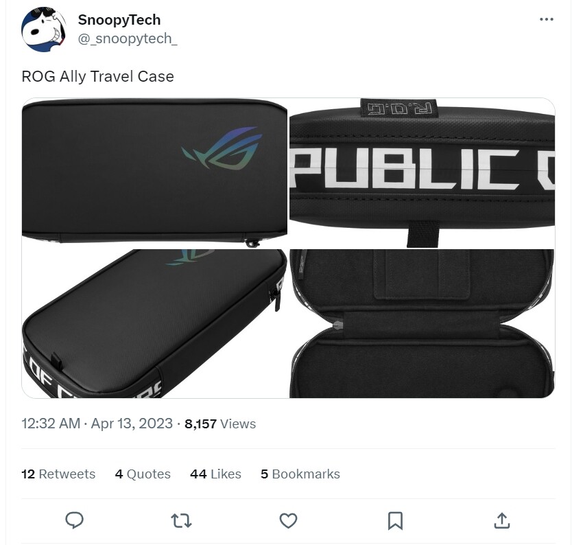 Asus - Official ROG Ally Travel Case