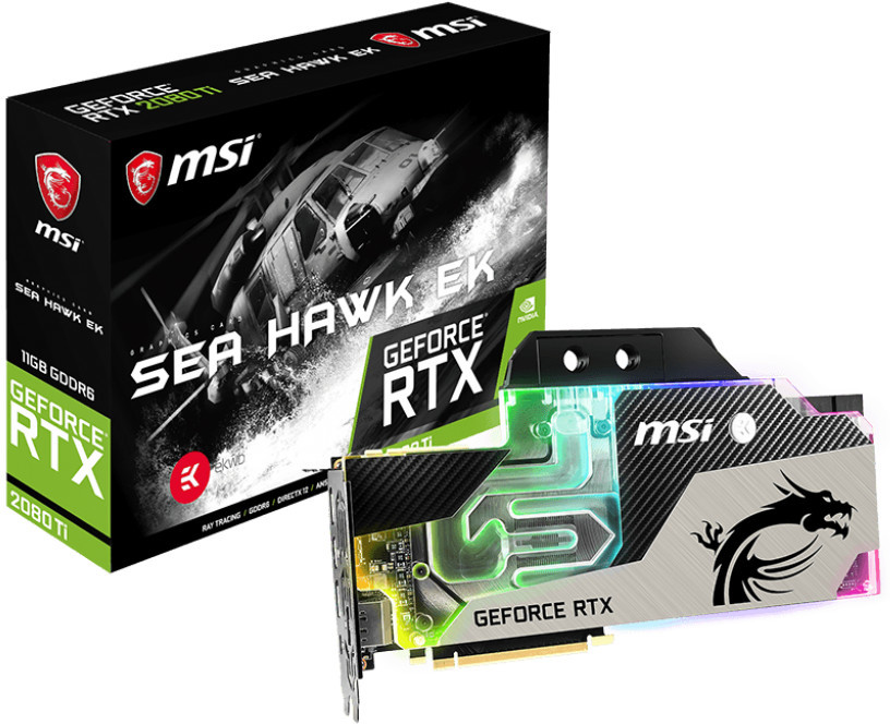 MSI GeForce RTX 2080 y RTX 2080 Ti SeaHawk X Series