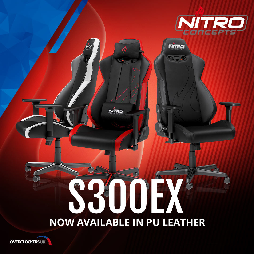 Nitro Concepts Releases The New S300ex Pu Leather Gaming Chair Techpowerup