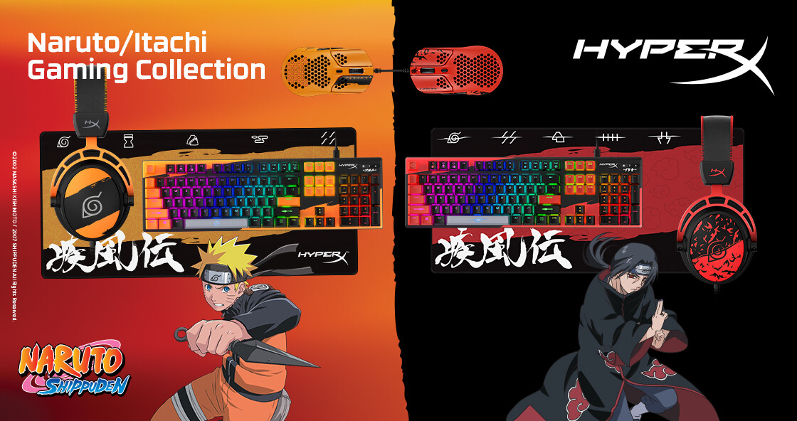 HyperX Releases Limited-Edition HyperX x Naruto: Shippuden Gaming