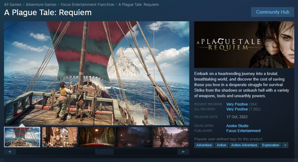 A Plague Tale: Requiem on Steam