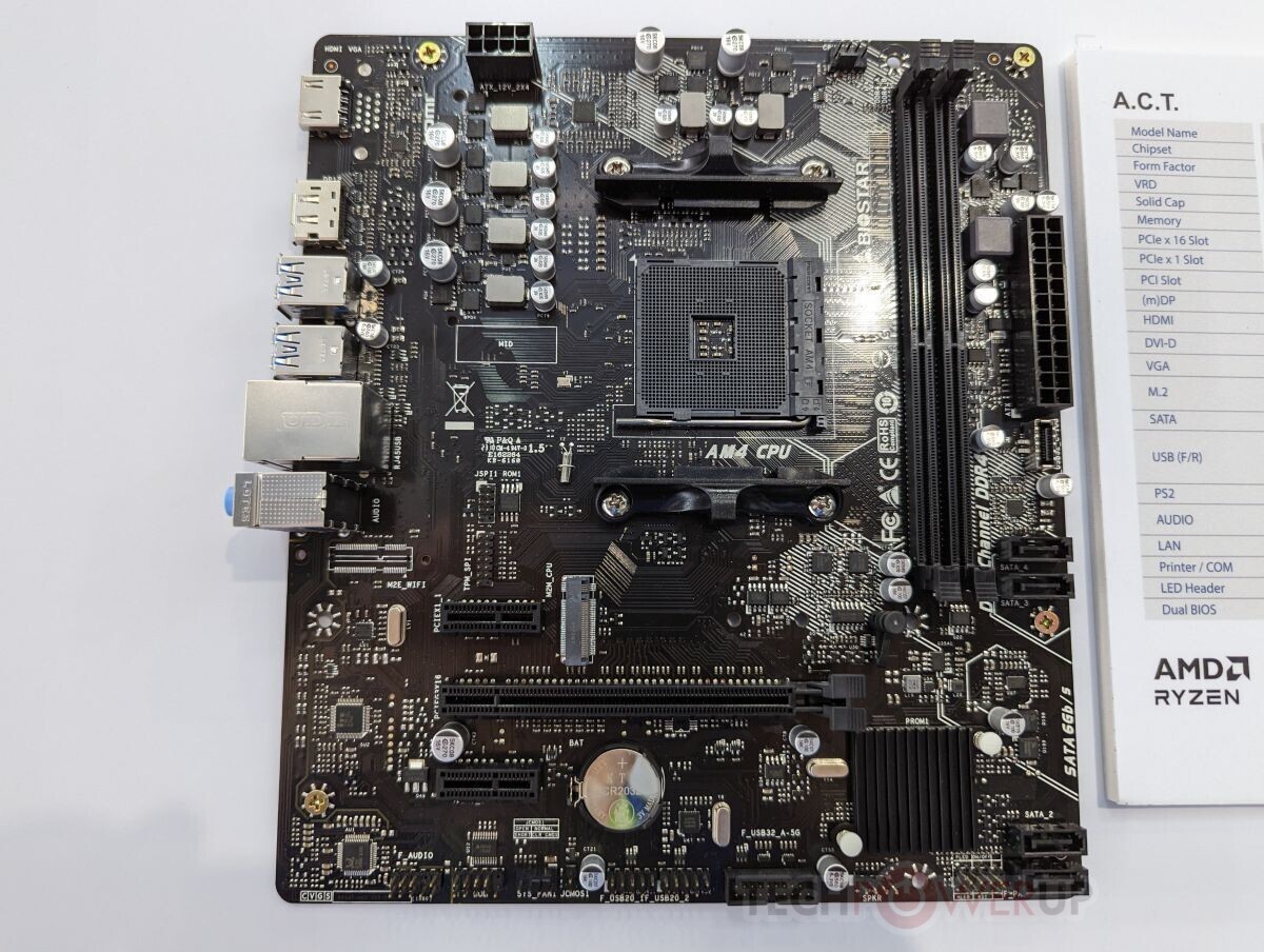 Biostar launches B650M Silver motherboard for AMD Ryzen 7000 CPUs