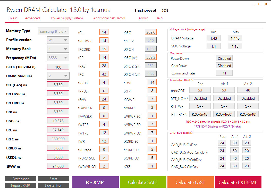 Ryzen DRAM Calculator 1.3.1 by 1usmus Released TechPowerUp