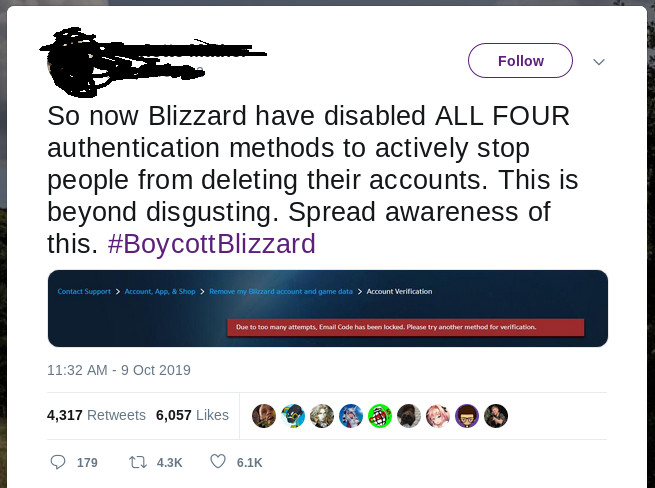 Blizzard's Account Deletion Mechanism Conveniently Breaks Down