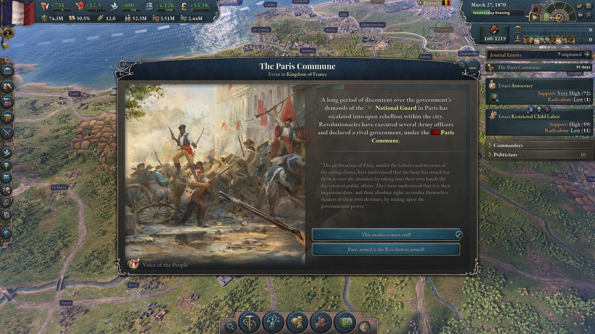 Paradox Interactive Presents Victoria 3 - Voice of the People Expansion,  Out May 22 on PC & Mac