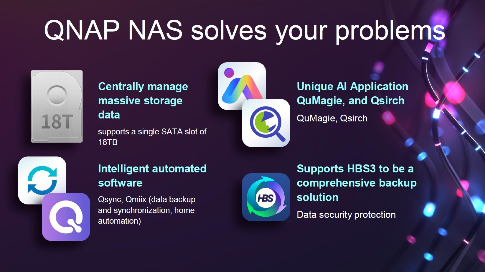 QNAP 4-Bay Personal Cloud NAS for Backup and Data Sharing 