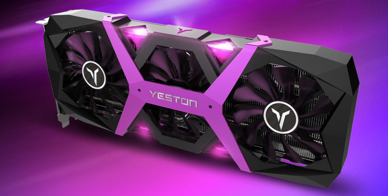 YESTON Purple Radeon RX 590