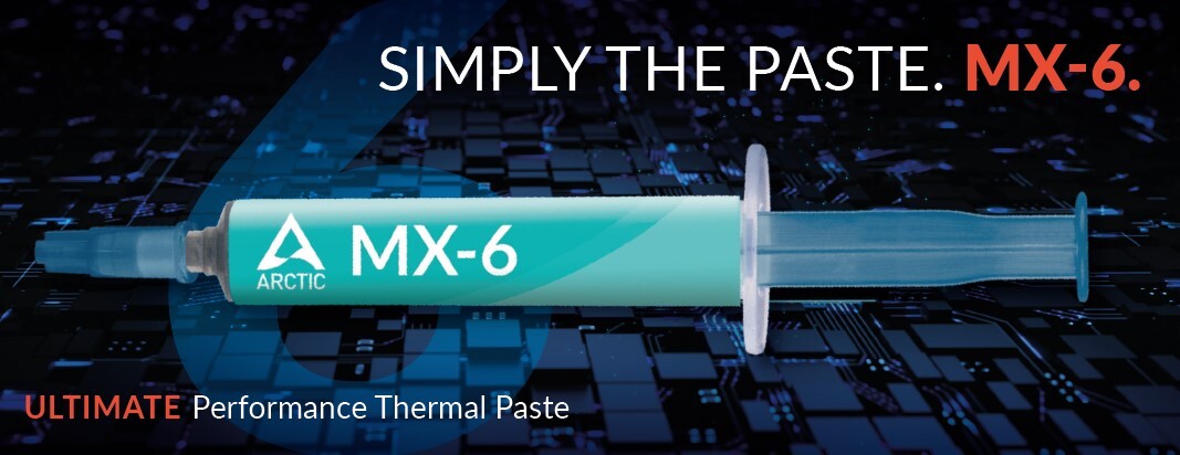 Arctic Unveils the MX-6 High Performance Thermal Compound