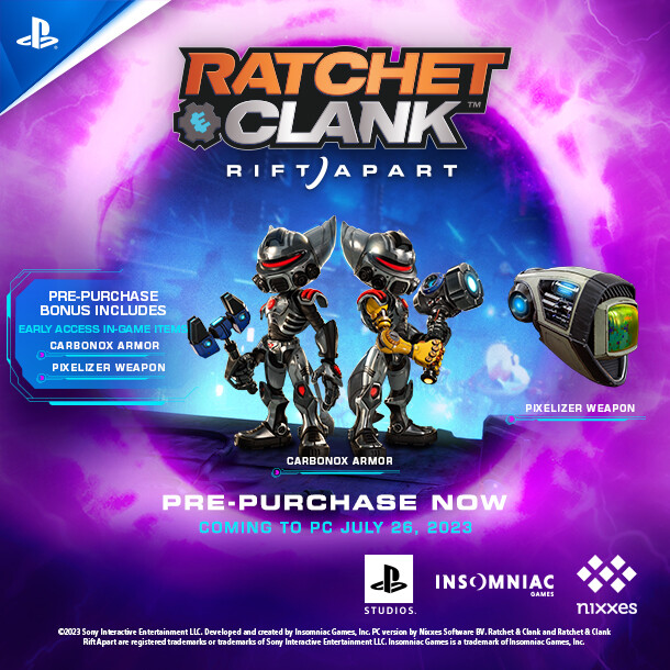 Ratchet & Clank Rift Apart Pre-Load Now Available to Download - MP1st