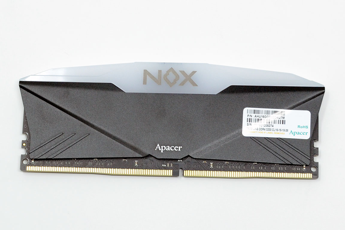 Apacer NOX 16Go (2x 8Go) DDR4 3200 MHz CL16 White Mémoire vive DDR4