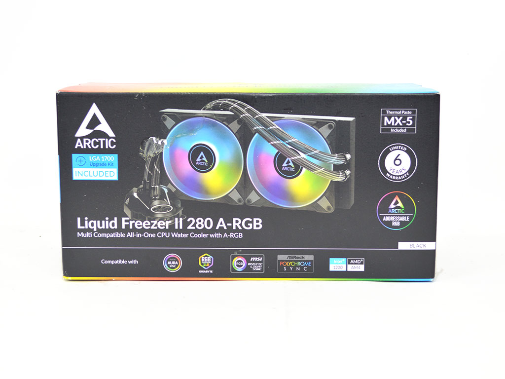 Arctic Liquid Freezer II 280 A-RGB Review - Packaging & Contents