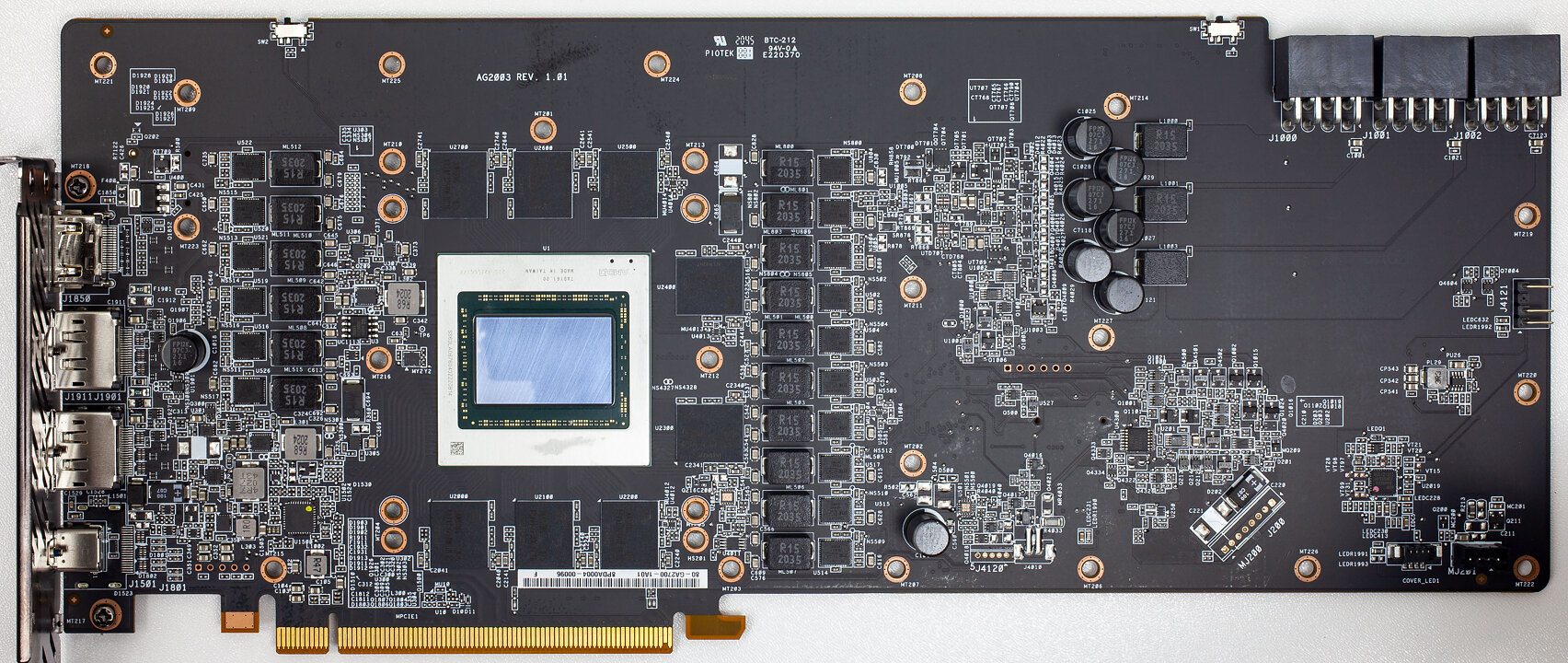 ASRock Radeon RX 6800 XT Taichi X Review - Circuit Board Analysis