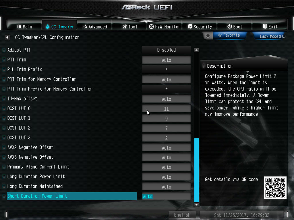 ASRock X299E-ITX/ac Motherboard Review - BIOS Overview | TechPowerUp
