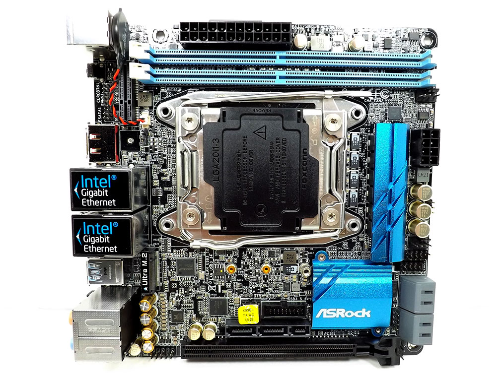 timeren Tumult jord ASRock X99E-ITX/ac (Intel SKT 2011-3) Review - The Board - Layout |  TechPowerUp