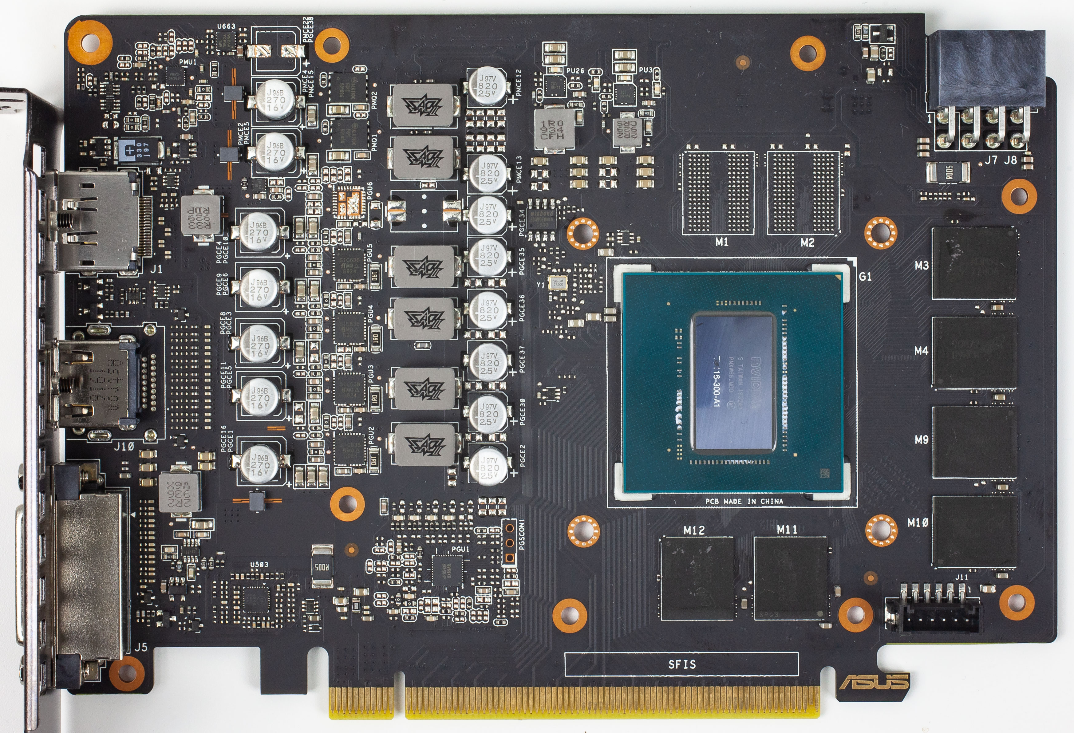 juni virkningsfuldhed Studiet ASUS GeForce GTX 1660 Super Phoenix Review - Circuit Board Analysis |  TechPowerUp