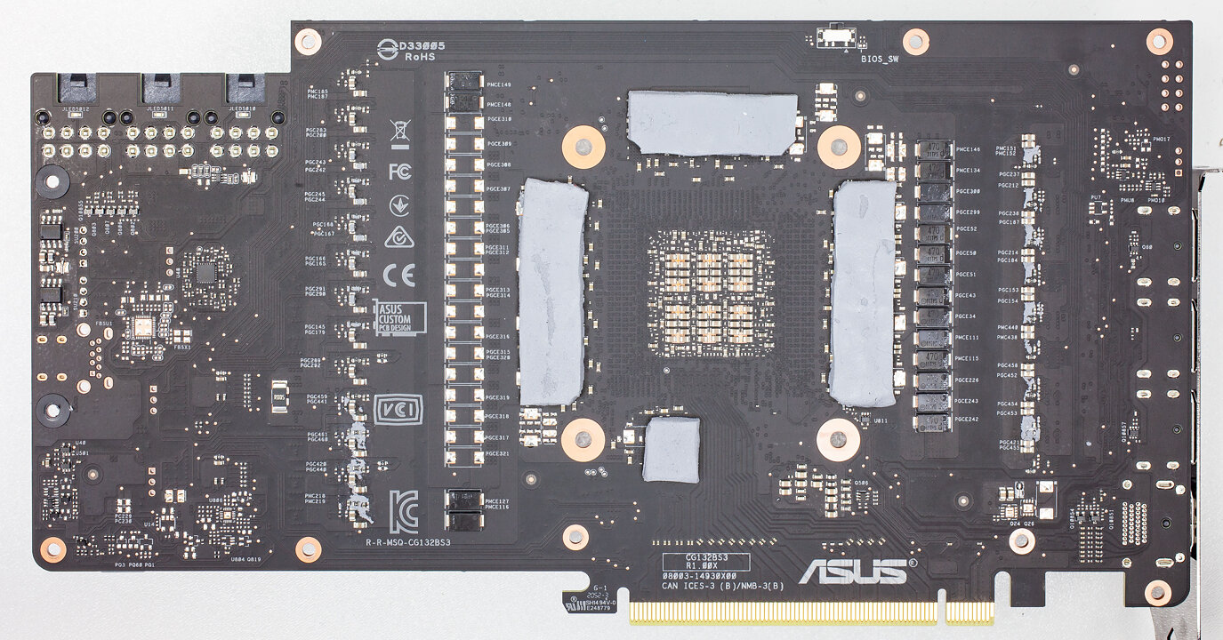 ASUS GeForce RTX 4080 STRIX OC Review - Circuit Board Analysis