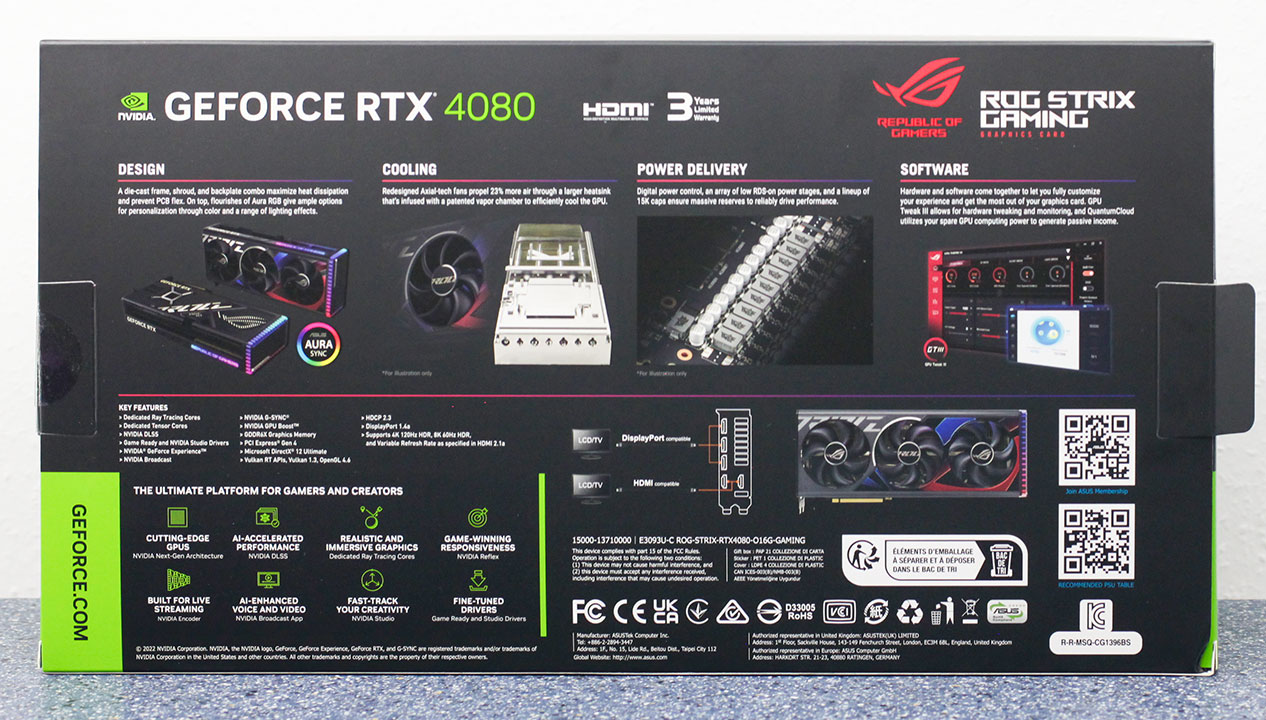 ASUS ROG Strix GeForce RTX 4080 OC Graphics Card Review