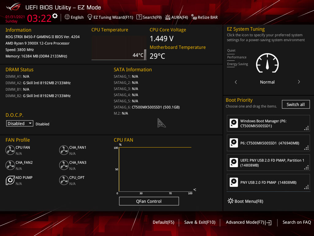 ASUS ROG STRIX B450-F Gaming II Review - Control TechPowerUp