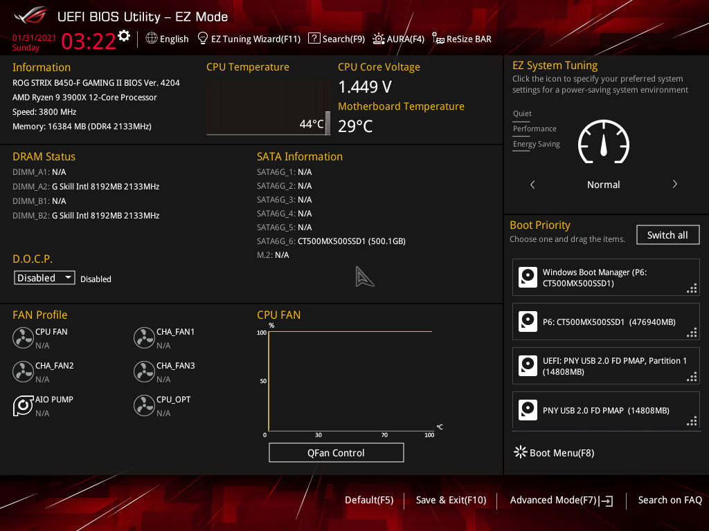 asus motherboard fan speed control