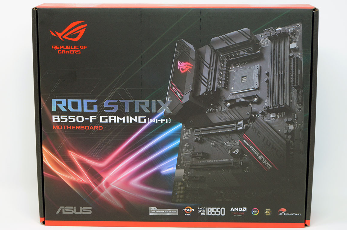 ASUS ROG STRIX B550-F Gaming (WiFi) Review - Packaging & Contents 