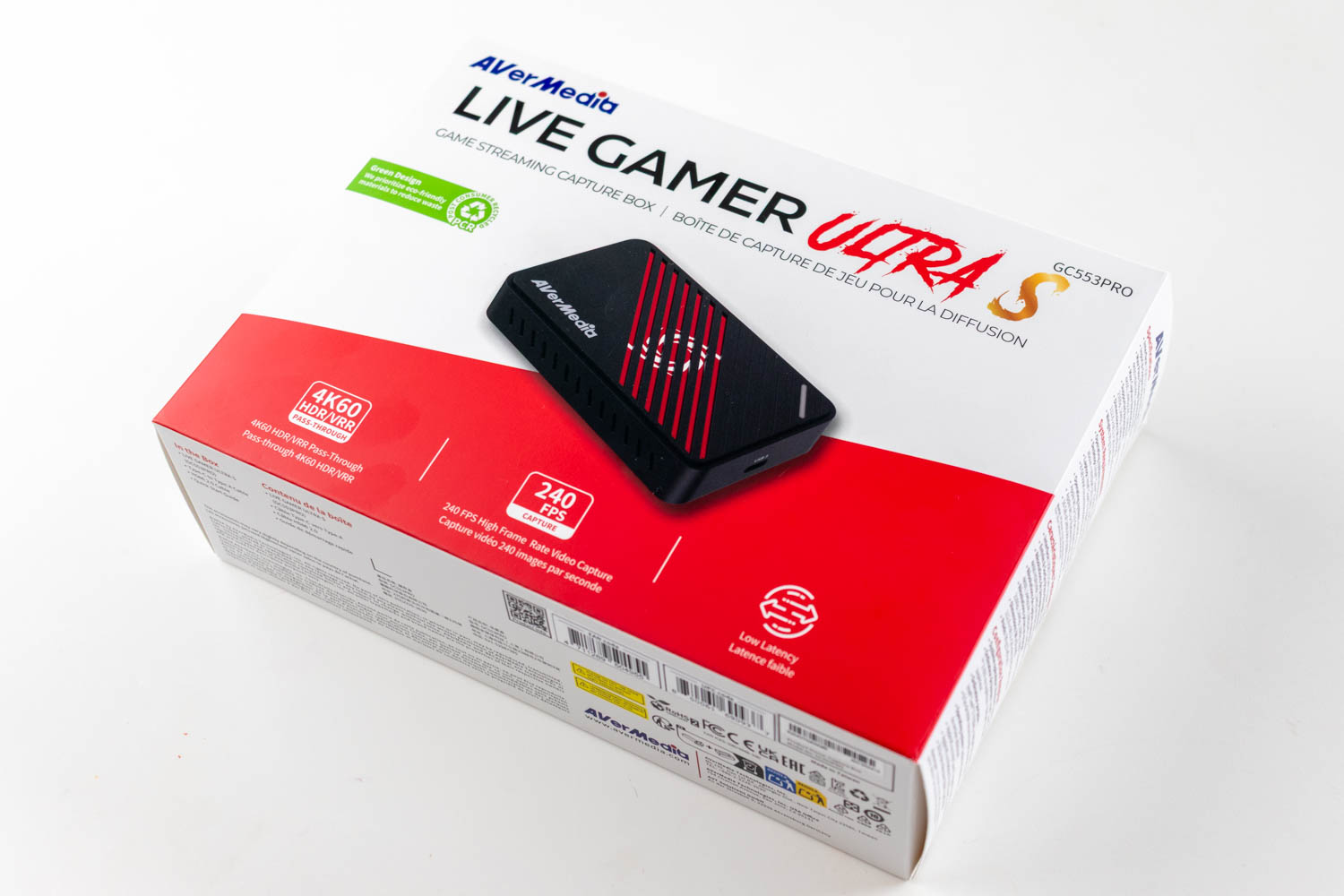 新品AVerMedia Live Gamer ULTRA S GC553Pro AVerMedia | Live Gamer Ultra S GC553Pro | 4K Video Capture