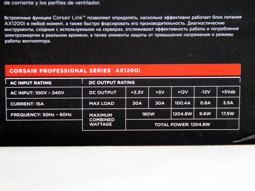 Corsair AX1200i 1200 W Review - Packaging, Contents & Exterior