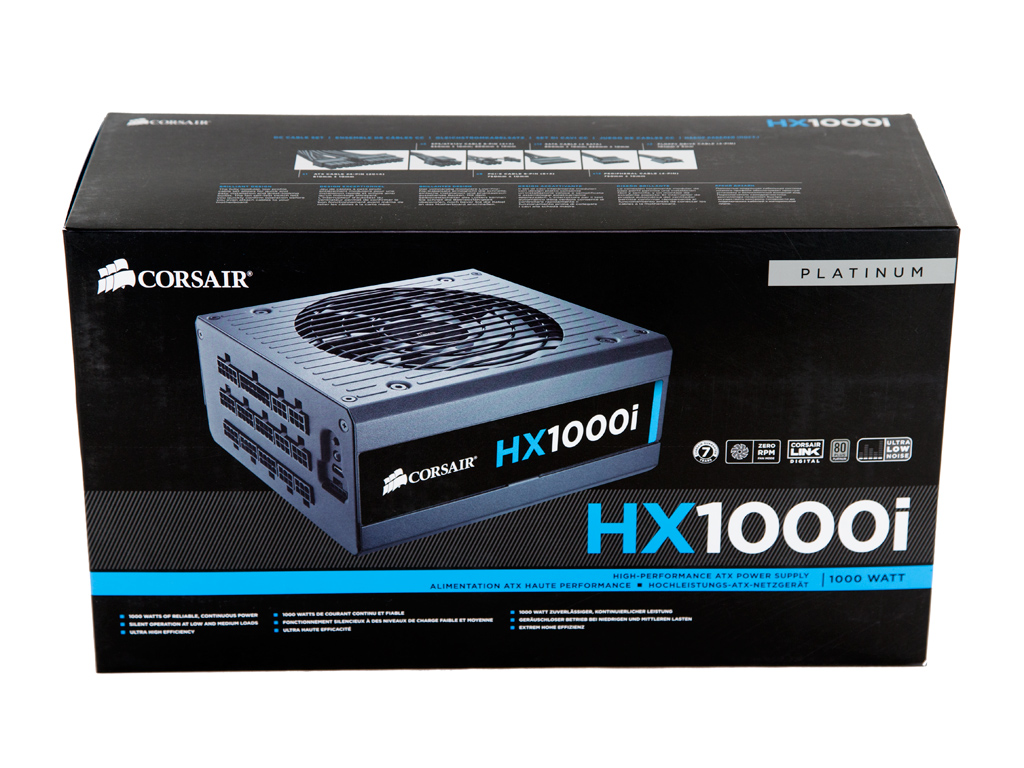 Corsair HXi Series  W Review   Packaging, Contents & Exterior