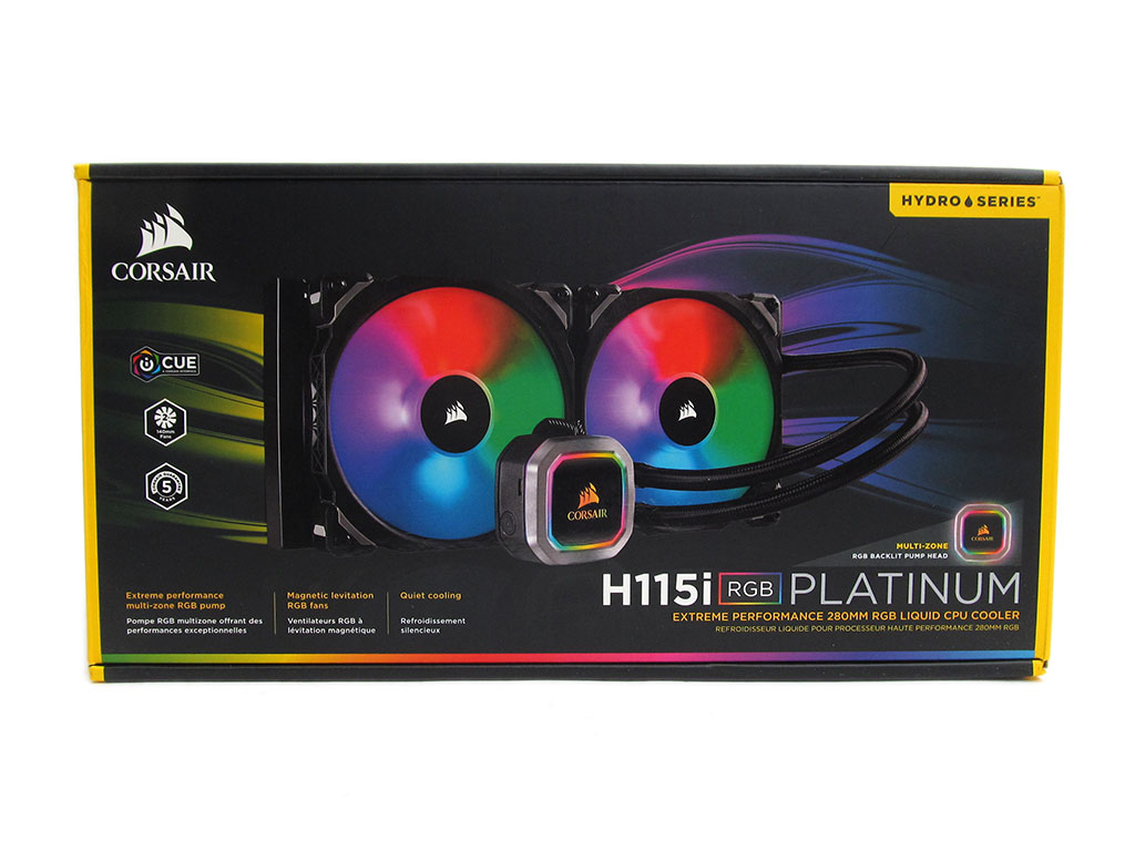 Telemacos samtidig Andesbjergene Corsair Hydro Series H115i RGB Platinum Review - Packaging & Contents |  TechPowerUp