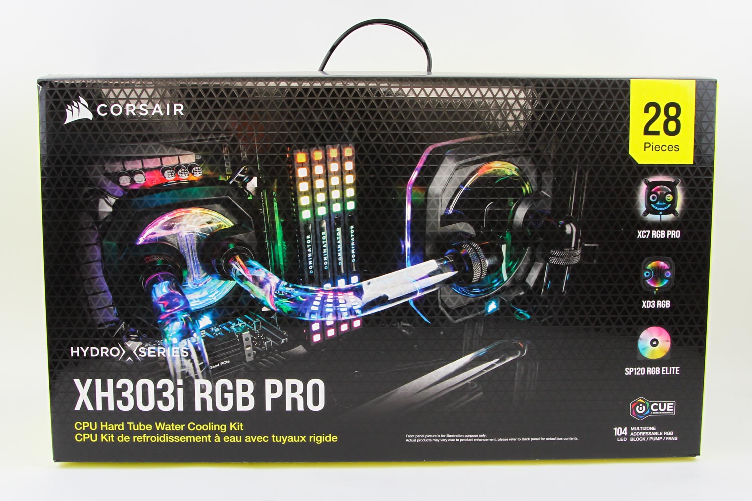 CORSAIR Hydro X Series XH303i RGB PRO​ Water Cooling Kit Review - Unboxing  & General Accessories
