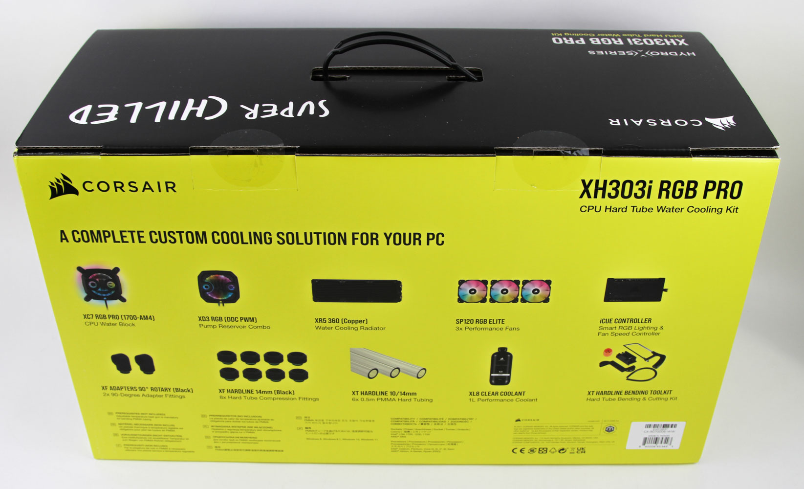 CORSAIR Hydro X Series XH303i RGB PRO​ Water Cooling Kit Review - Unboxing  & General Accessories