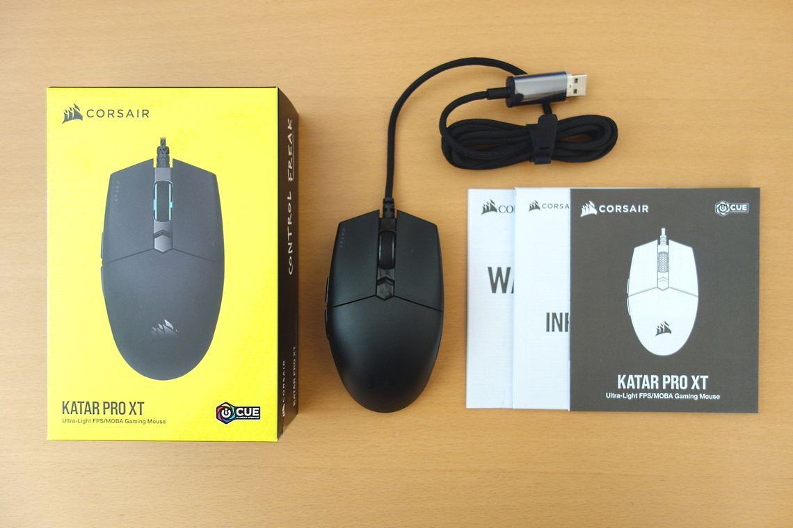 Corsair Katar XT Review - Weight, Cable & Feet |