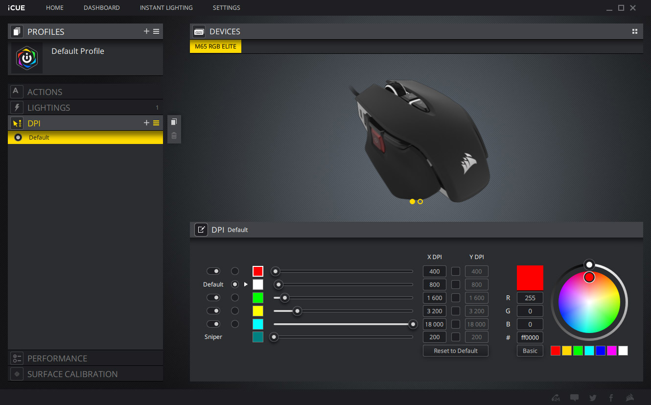 Centralisere skab Opdater Corsair M65 RGB Elite Review - Software & Lighting | TechPowerUp