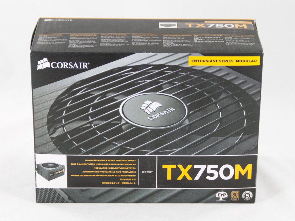 ale Nerve snyde Corsair TX750M 750 W Review - Packaging, Contents & Exterior | TechPowerUp