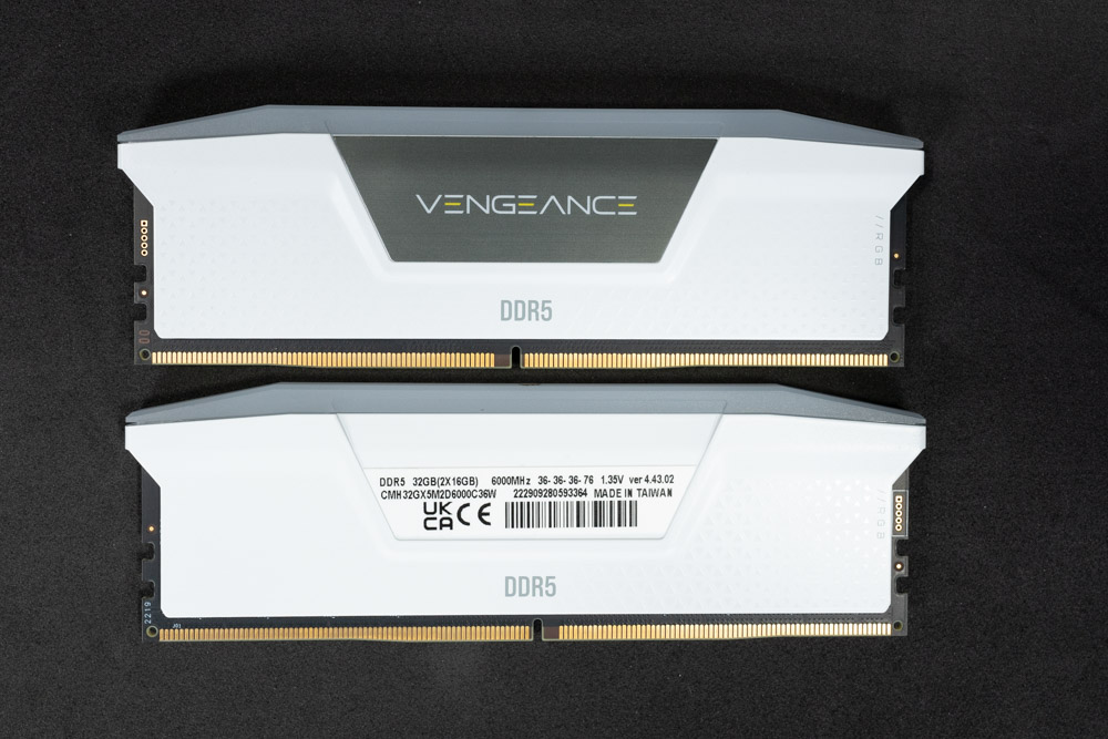 DDR5 Corsair Vengeance 32Go 6000Mhz CL36 XMP