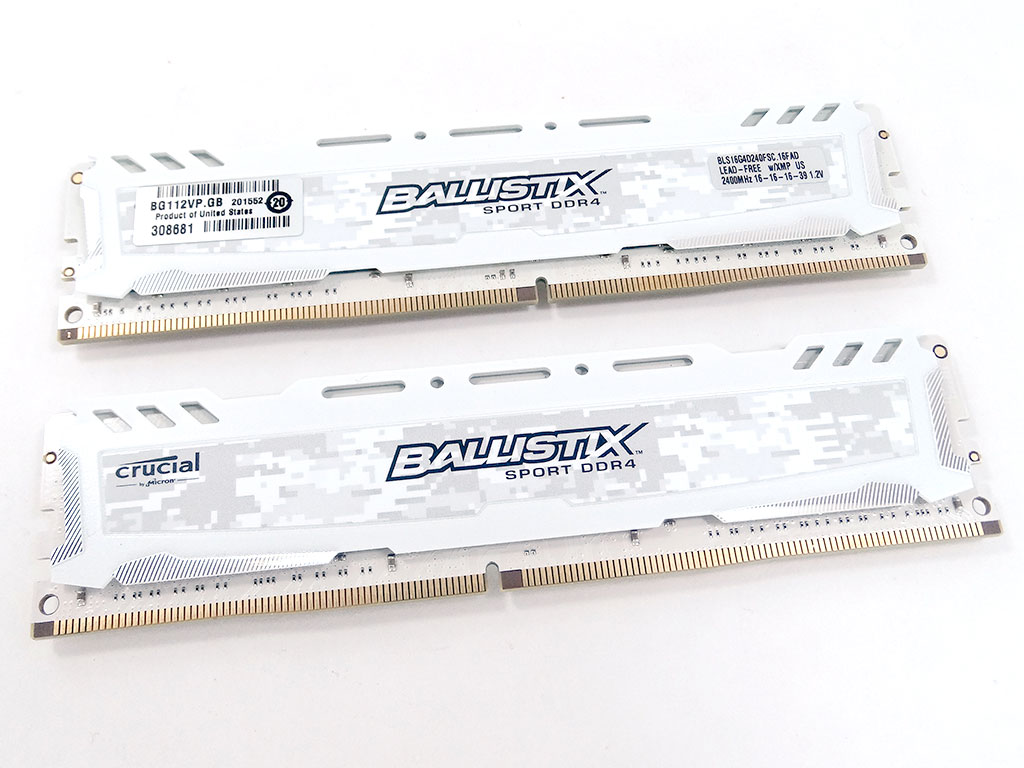 Crucial Ballistix Sport LT DDR4-2400 16GB RAM Kit Review