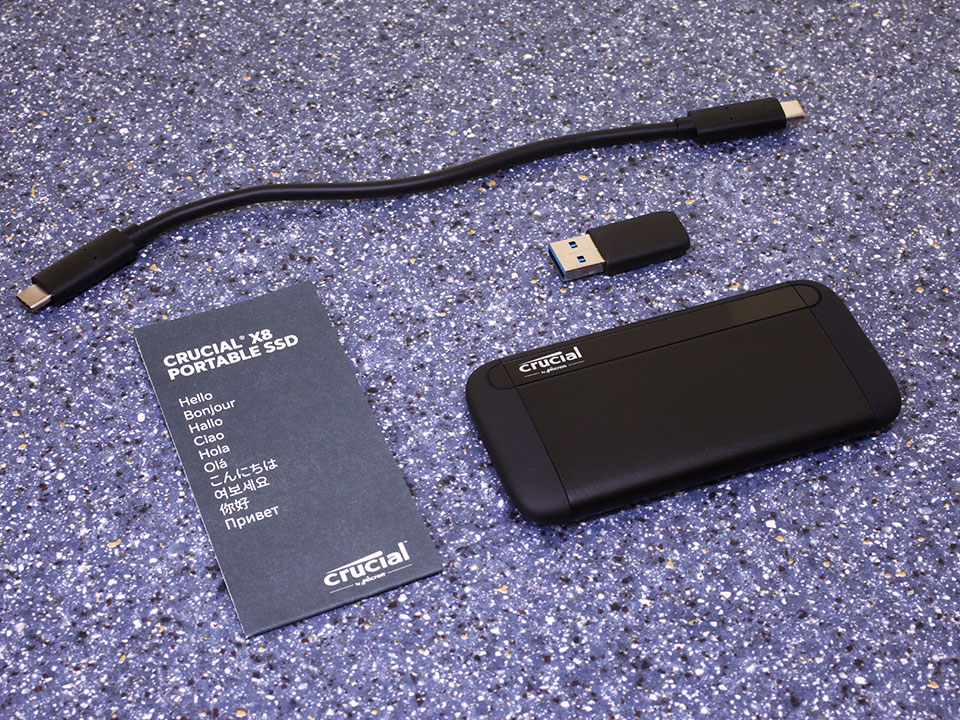 Crucial X8 : ce SSD portable 1 To ultra rapide (1 050 Mo/s) est à