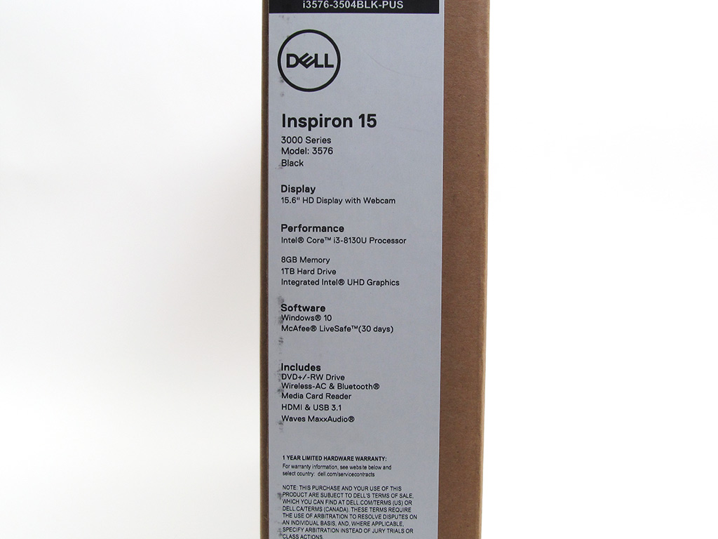 Dell Inspiron 15 3000 W Ssd Upgrade Review Packaging Contents Techpowerup