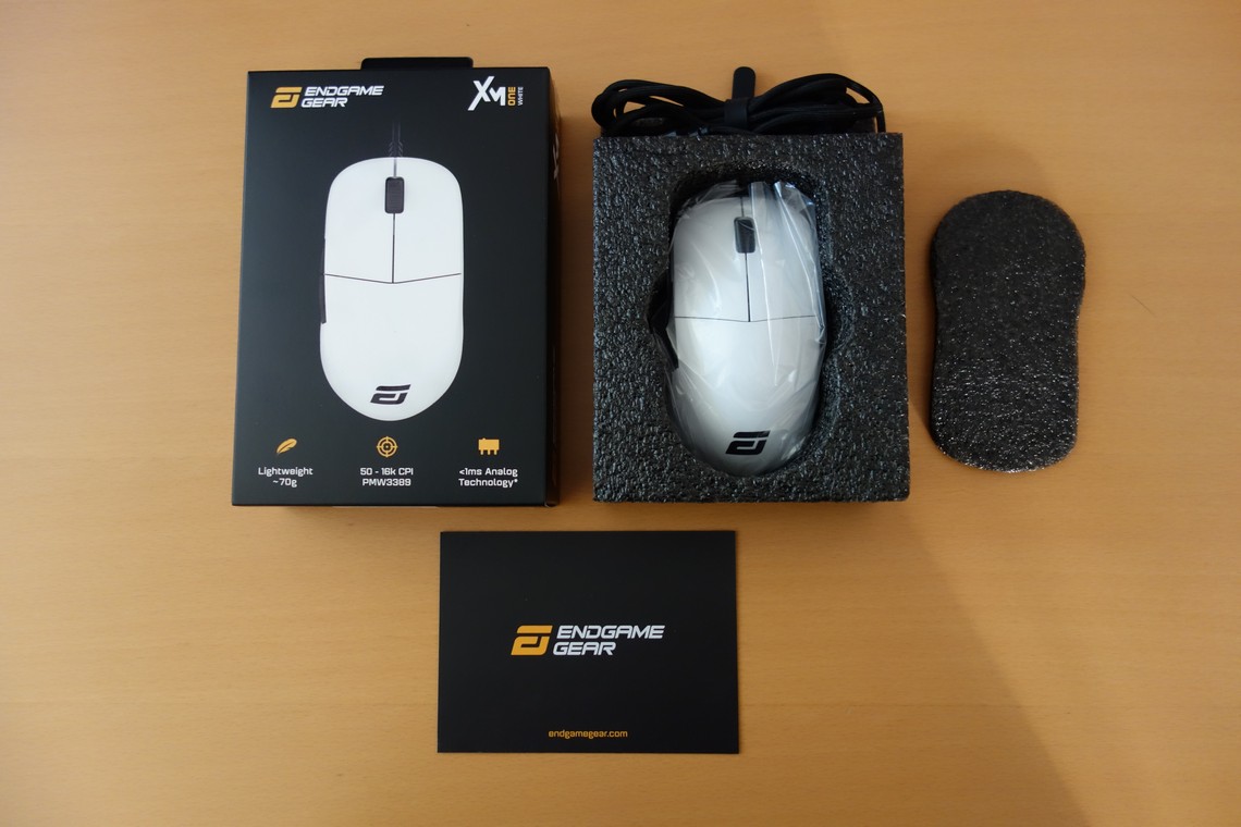 Endgame Gear Xm1 White Review Packaging Weight Cable Feet Techpowerup