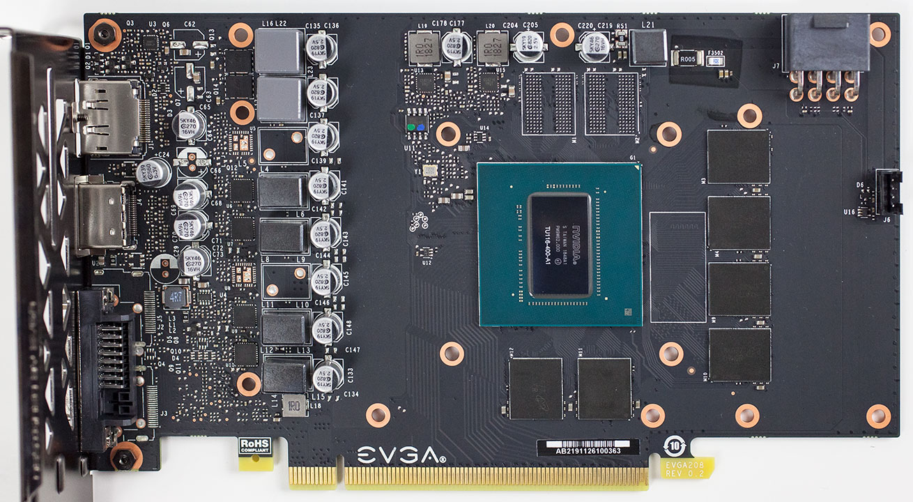 EVGA GeForce 1660 Ti XC Black 6 - Circuit Board Analysis | TechPowerUp