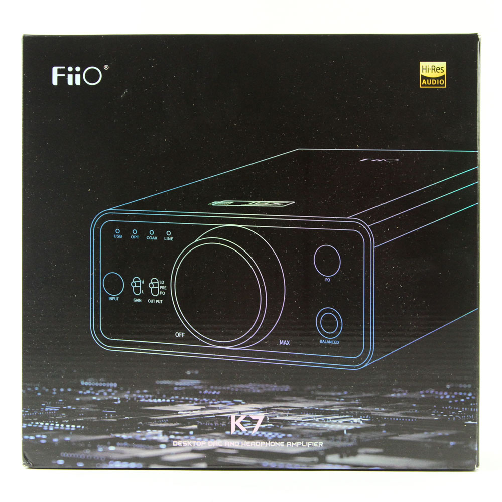 FiiO K7 Desktop USB DAC and Headphone Amplifier (Black)